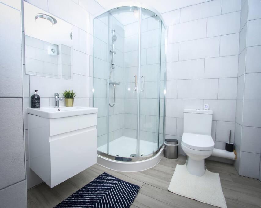 No12-Luxe Living Guest Apartment- 1 Bed-Garden-Private Parking-Wifi-Beach-City Swansea Bagian luar foto