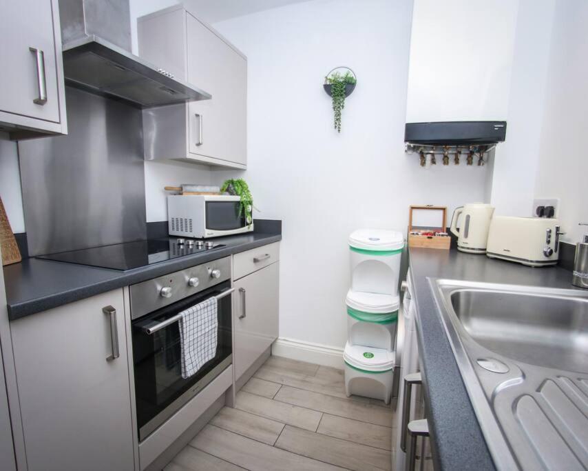 No12-Luxe Living Guest Apartment- 1 Bed-Garden-Private Parking-Wifi-Beach-City Swansea Bagian luar foto
